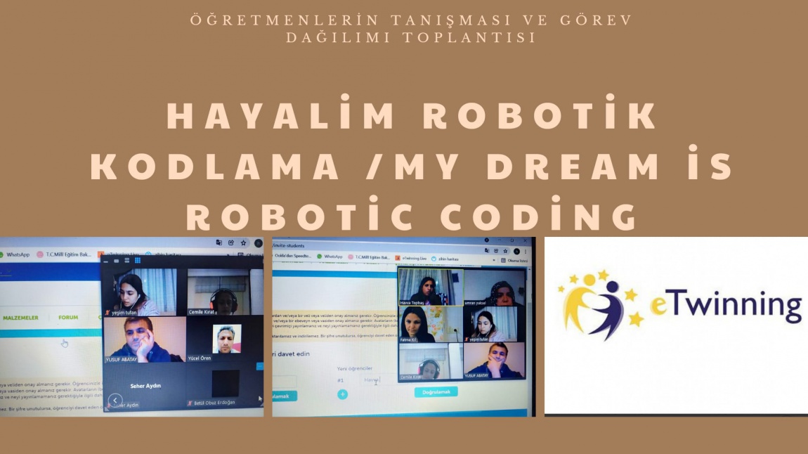 e-Twininng Hayalim Robotik Kodlama Projesi